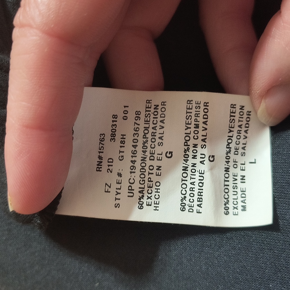 3/$10⭐ Champion Brand T-shirt, Women's Large, Black - Picture 11 of 11